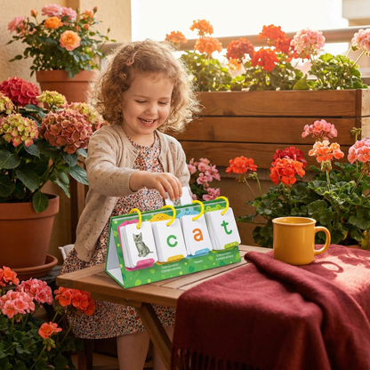 Learning Card Set for Kids – Flashcards for Word Building & Language Development
