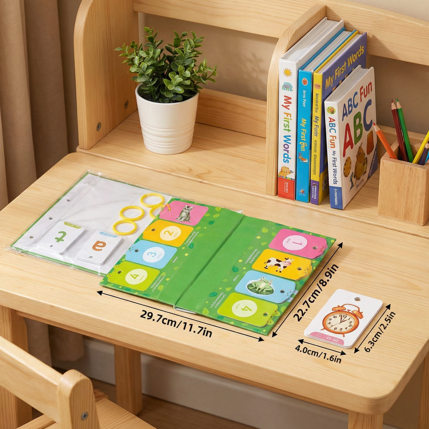 Learning Card Set for Kids – Flashcards for Word Building & Language Development