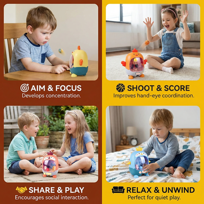 Interactive Chicken Ball Game for Kids – Aim, Shoot & Score Learning Toy