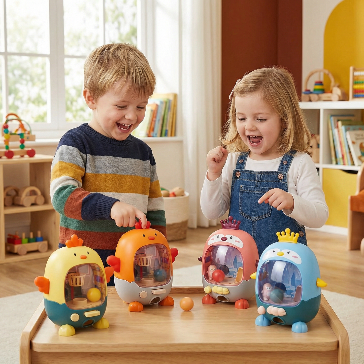 Interactive Chicken Ball Game for Kids – Aim, Shoot & Score Learning Toy