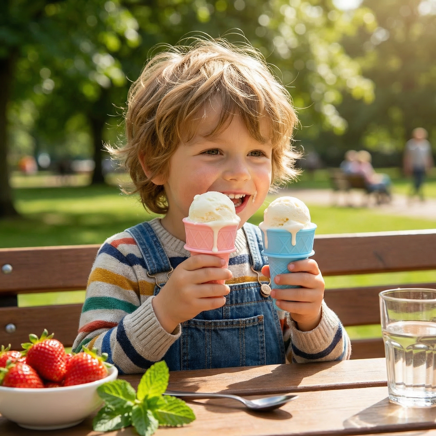 2-Pack Ice Cream Cone Holder for Kids – No-Mess Ice Cream Cup