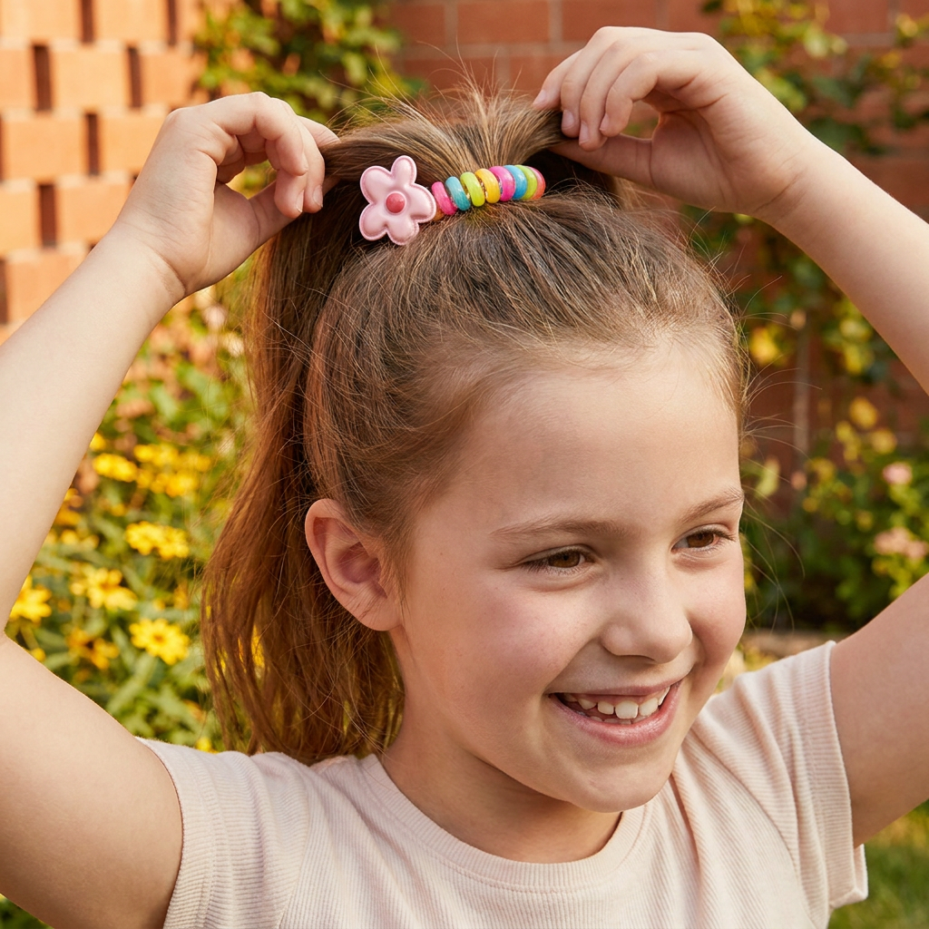 Cute Kids Spiral Hair Tie Set