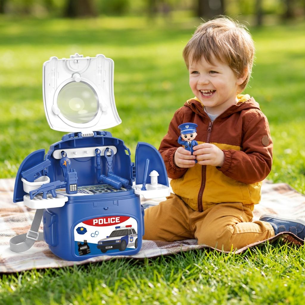 3-in-1 Backpack Playset for on the Go