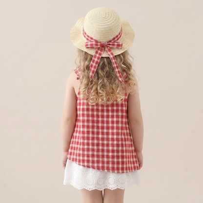 Classic Picnic Dress Set & Hat