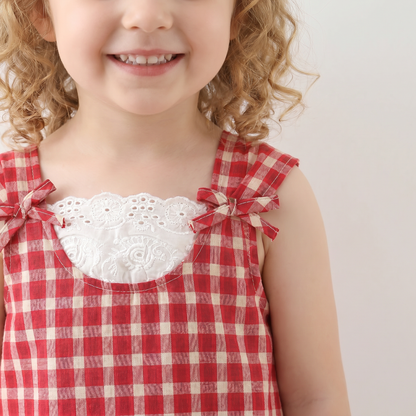 Classic Picnic Dress Set & Hat