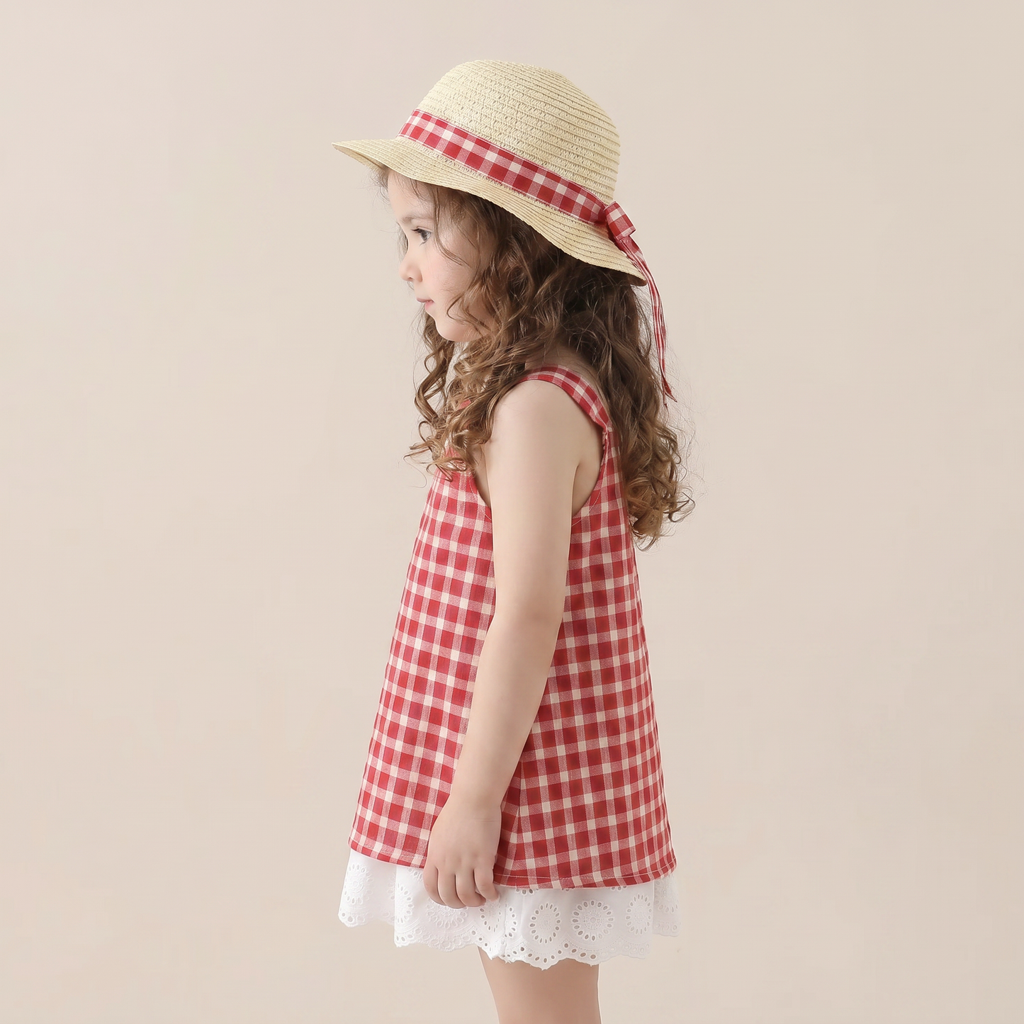 Classic Picnic Dress Set & Hat