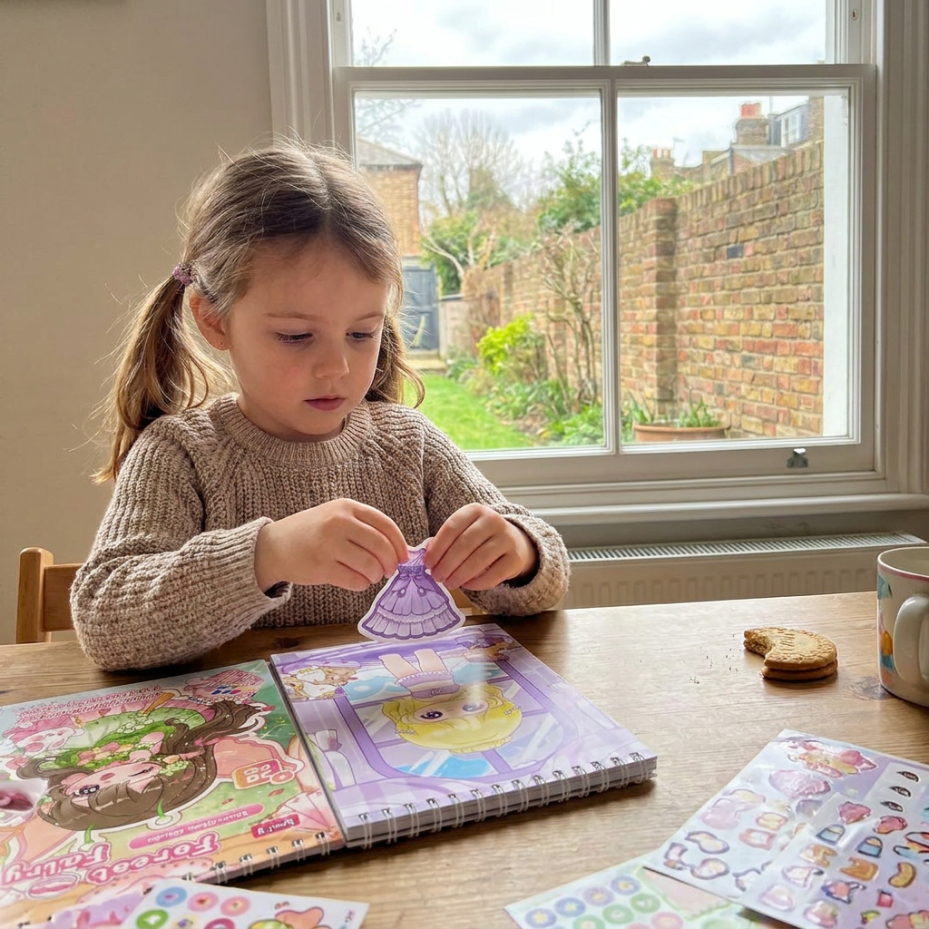 Princess Dress-Up Sticker Activity Book