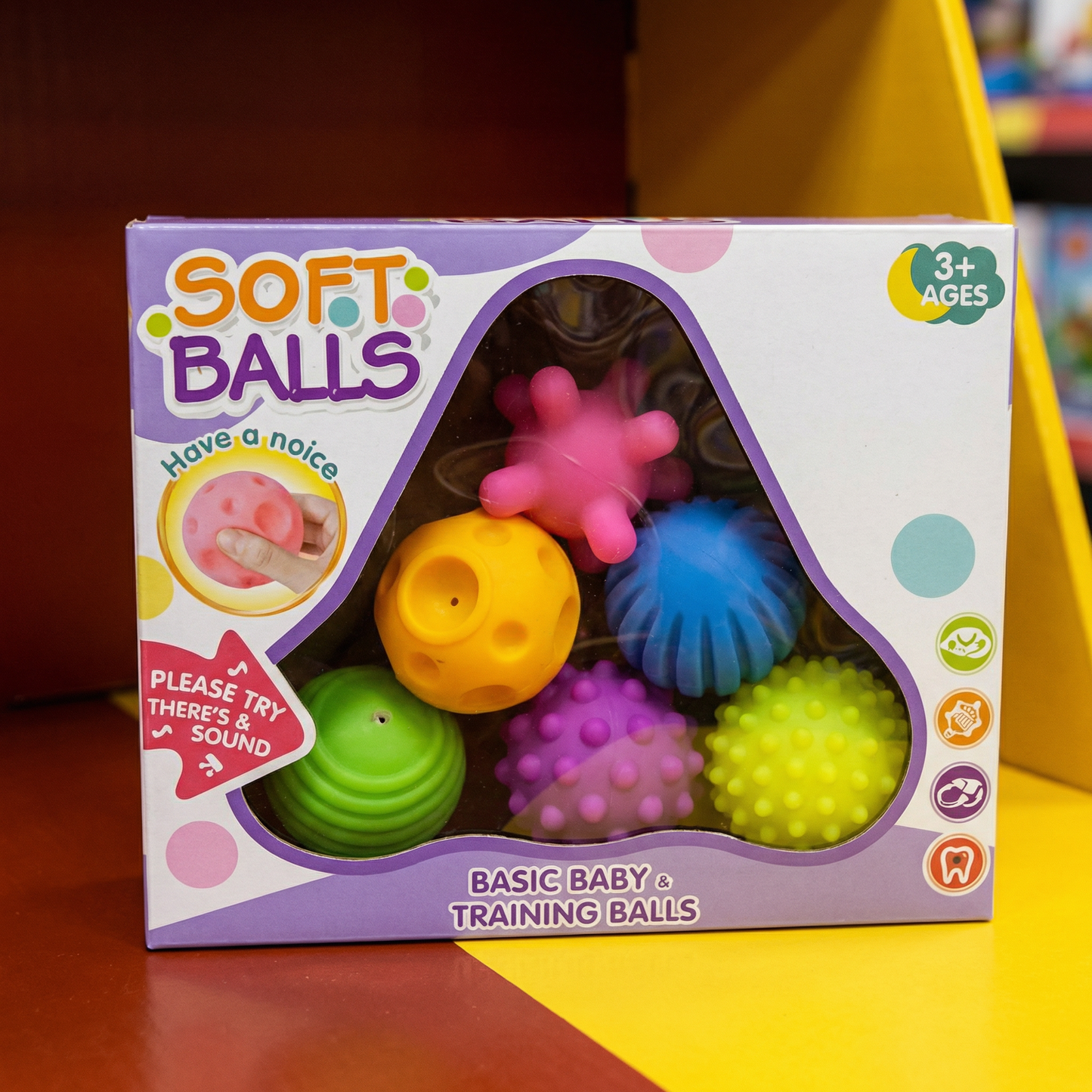 Baby Sensory Balls Set – Textured Touch & Feel Toy for Tactile Development