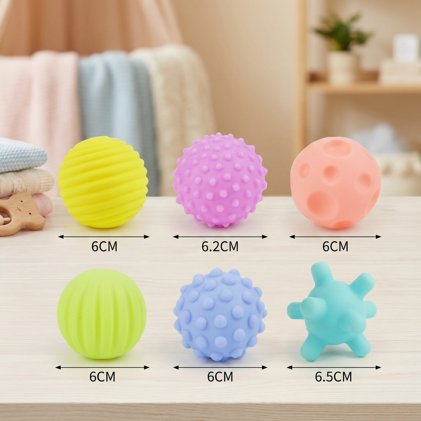 Baby Sensory Balls Set – Textured Touch & Feel Toy for Tactile Development