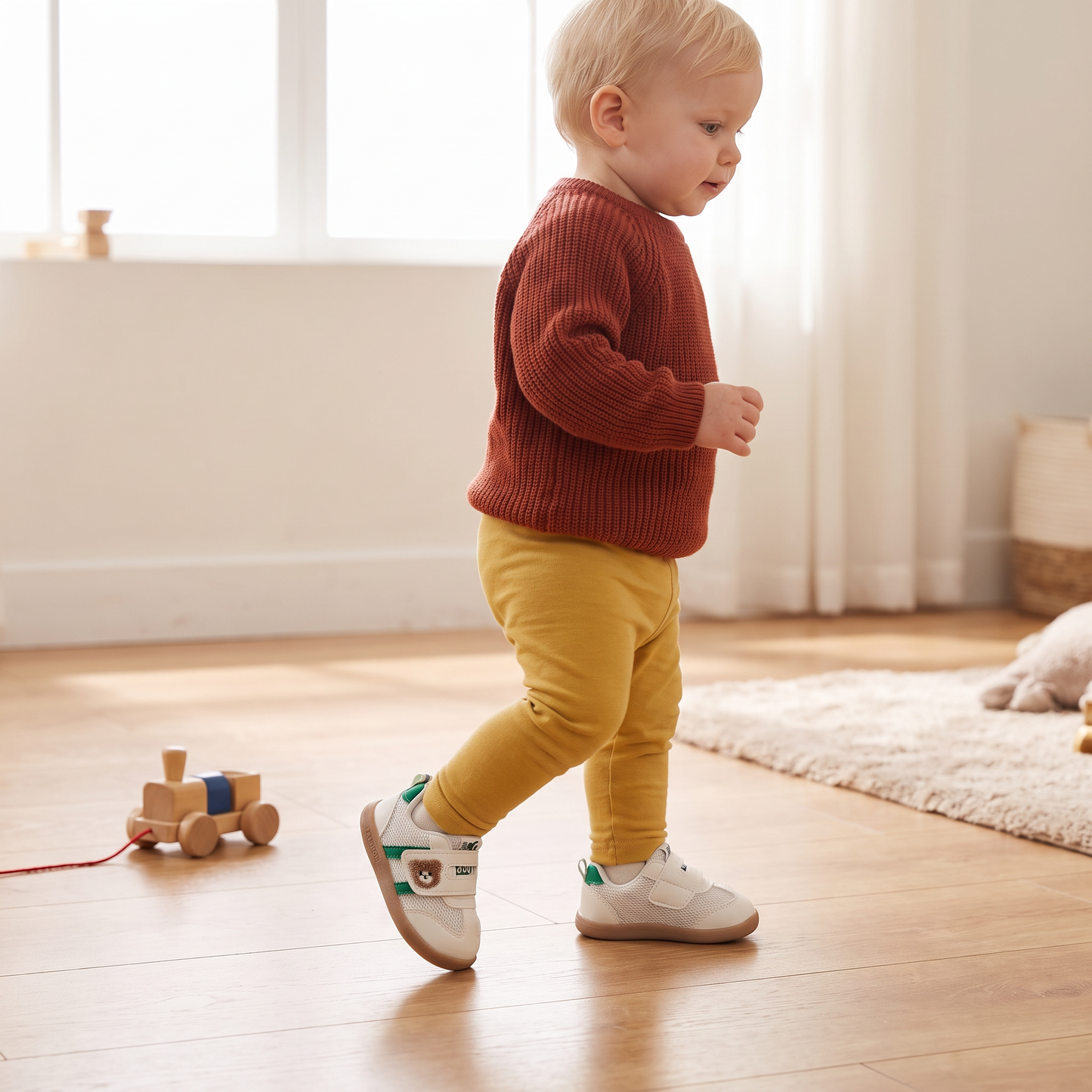 Breathable Baby & Toddler First Walking Shoes – Soft Sole & Non-Slip