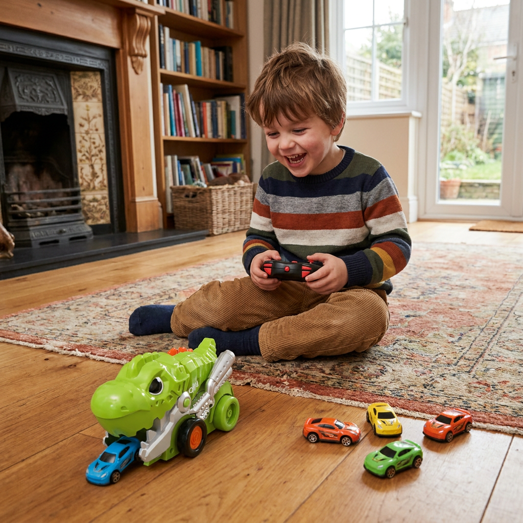Remote Control Dino Car Chomper Truck