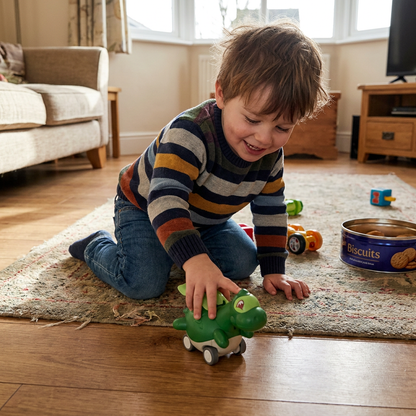 Press & Go Dinosaur Cars – Rolling Dinosaur Toys for Kids