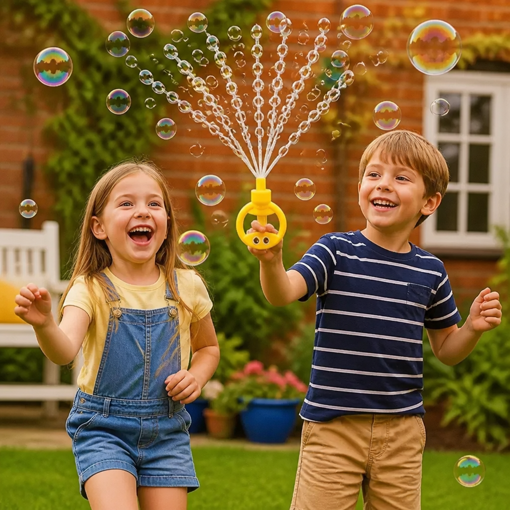 32-Hole Bubble Wand – Giant Bubble Maker for Kids