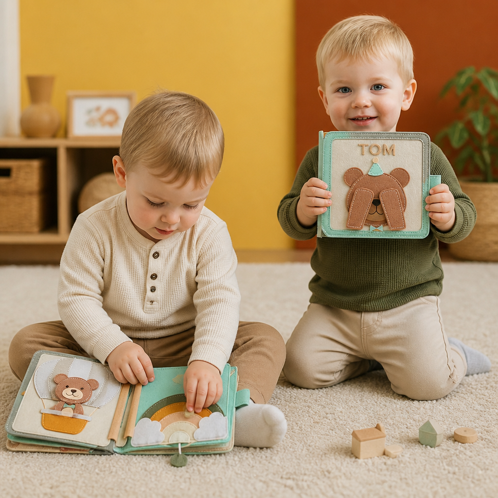Kids Felt Book Personalized