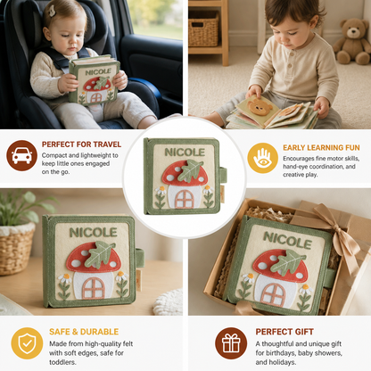 Kids Felt Book Personalized
