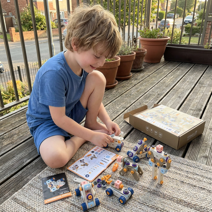 Kids’ DIY Tool Kit with Electric Drill – STEM Building Playset
