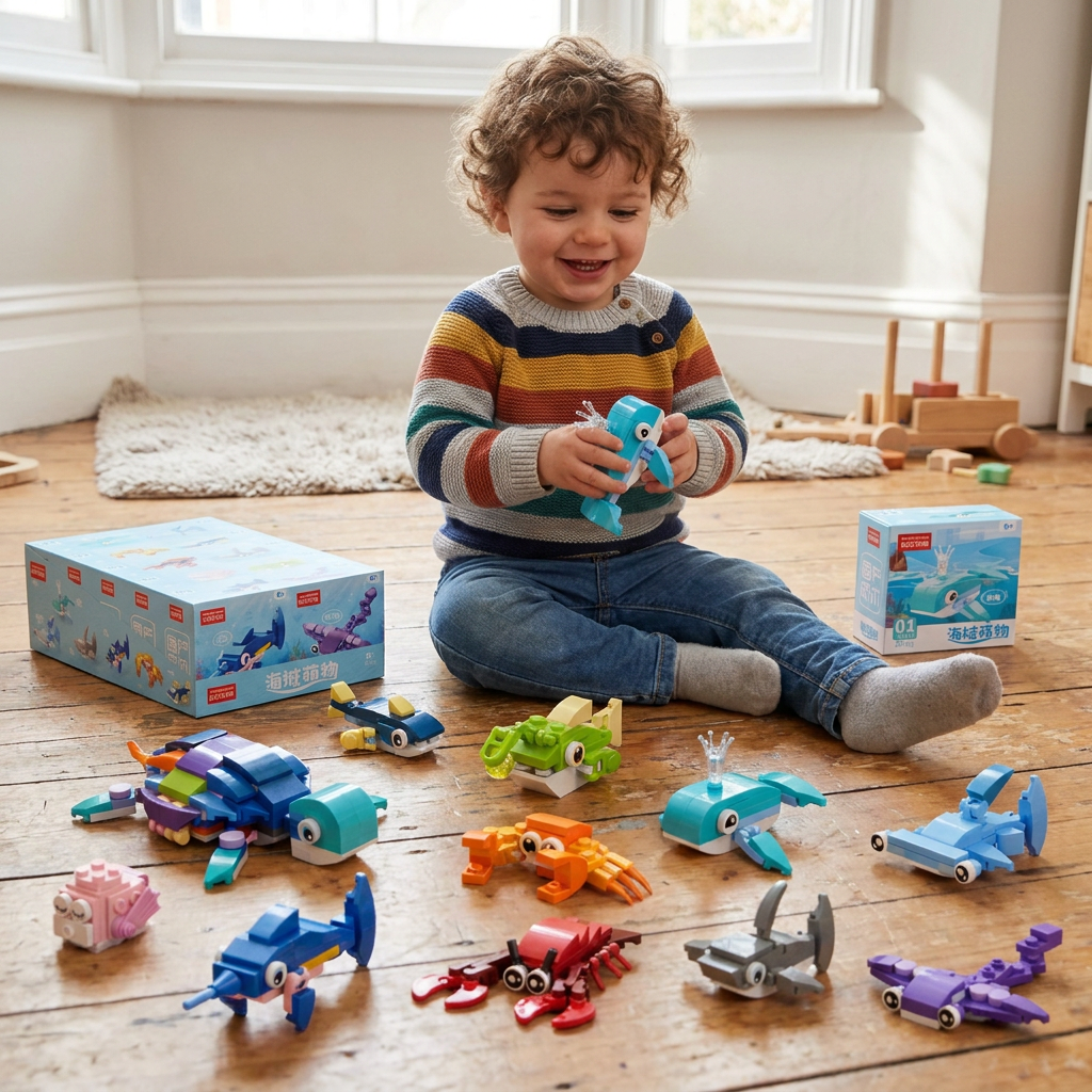 Animal Building Blocks Set