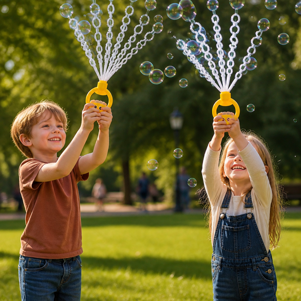 32-Hole Bubble Wand – Giant Bubble Maker for Kids