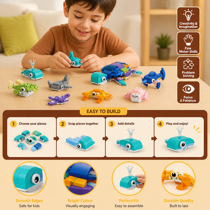 Animal Building Blocks Set