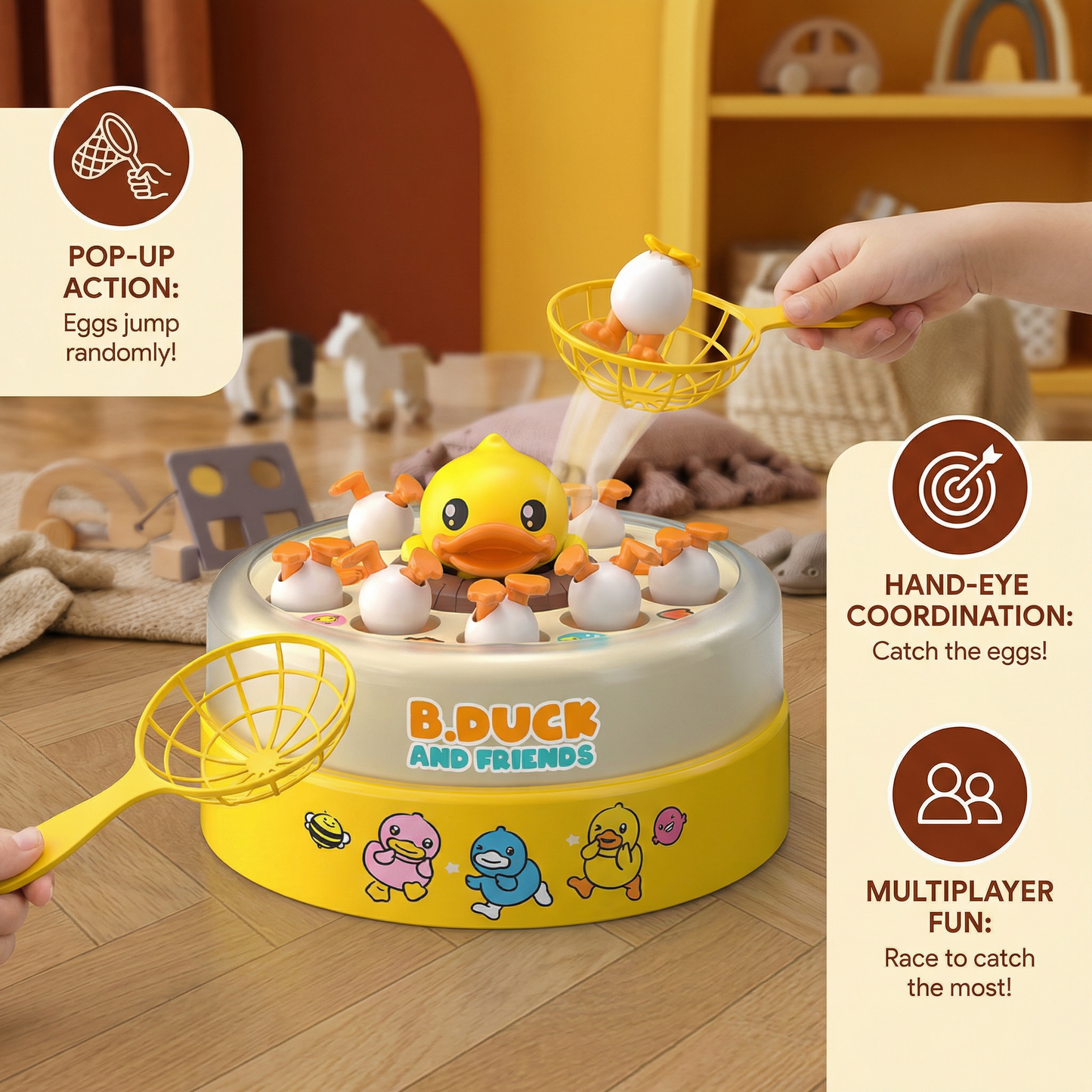 Duck Catch Game for Kids – Interactive Skill Game