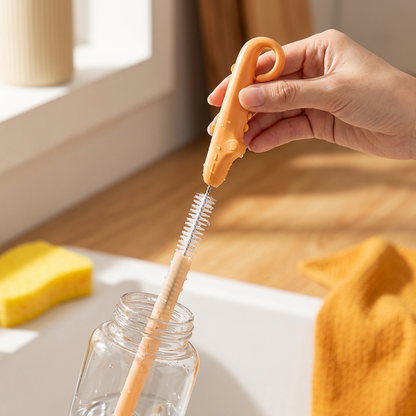 Flexible Straw Cleaning Brush – Long Tube Cleaner for Bottles, Pacifiers & Drinking Cups