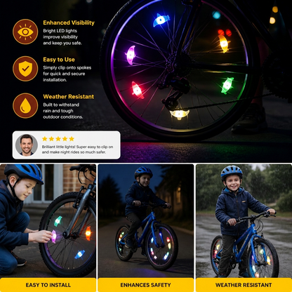 Colorful LED Bicycle Wheel Spoke Lights