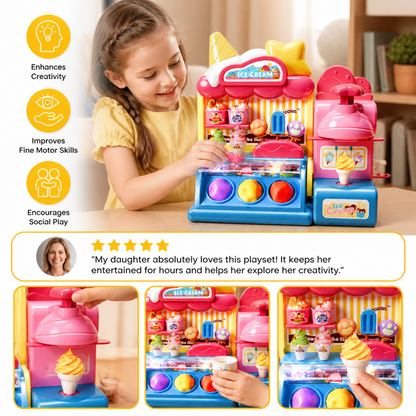 DIY Ice Cream Clay Maker Playset