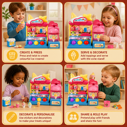 DIY Ice Cream Clay Maker Playset