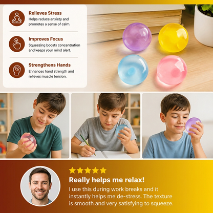 Coconut Oil Stress Relief Squishy Ball