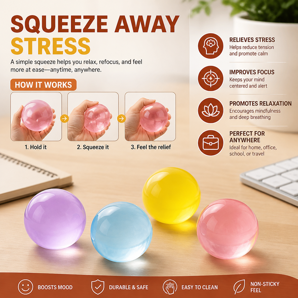Coconut Oil Stress Relief Squishy Ball