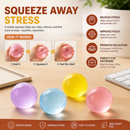Coconut Oil Stress Relief Squishy Ball