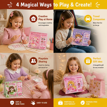 Princess Dress-Up Sticker Activity Book