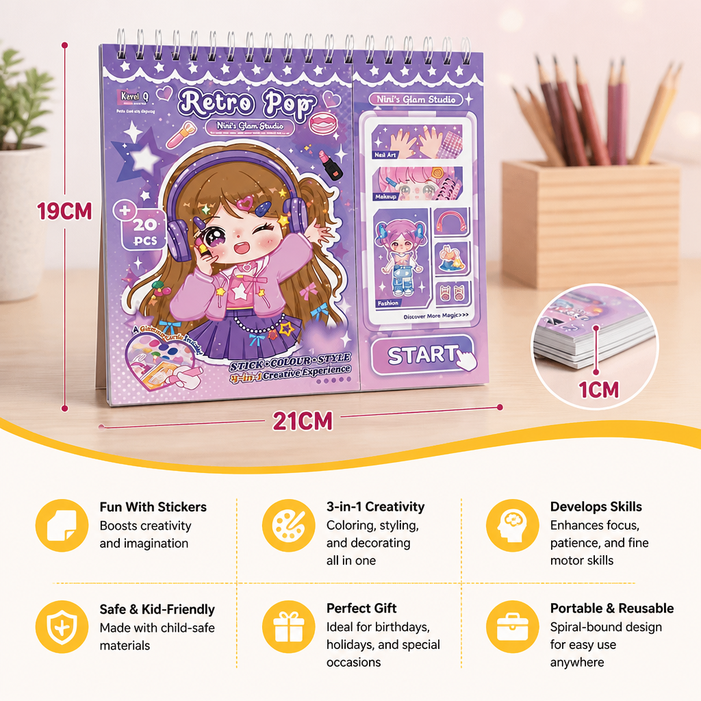 Princess Dress-Up Sticker Activity Book