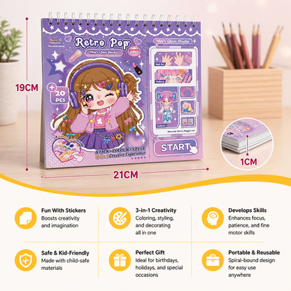Princess Dress-Up Sticker Activity Book