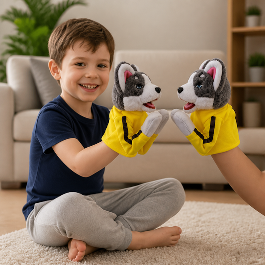 Boxing Husky Funny Kids Toy