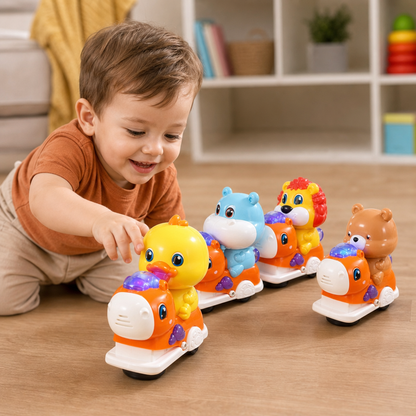 Interactive Animal Swing Toy with Music & Lights