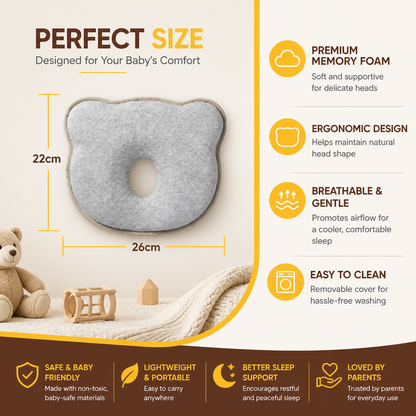 Memory Foam Baby Comfort Support Pillow