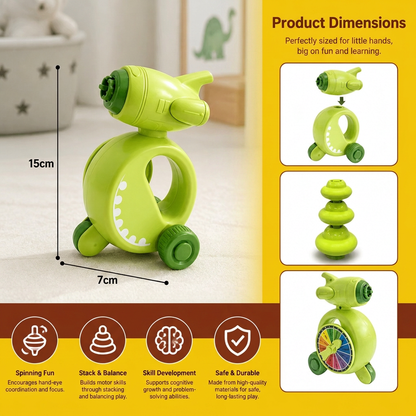 5-in-1 Gyro Educational Toy – Spinning, Balancing & Stacking Skill Game for Kids