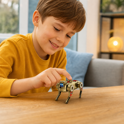 3-in-1 Mechanical Robot Dog Fidget Spinner Toy