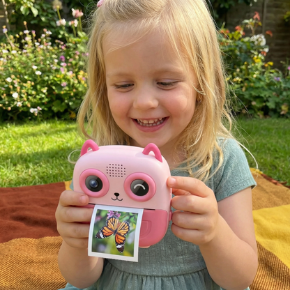 Kids Instant Print Camera – Mini HD Digital Camera with Built-in Printer