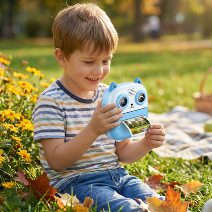Kids Instant Print Camera – Mini HD Digital Camera with Built-in Printer