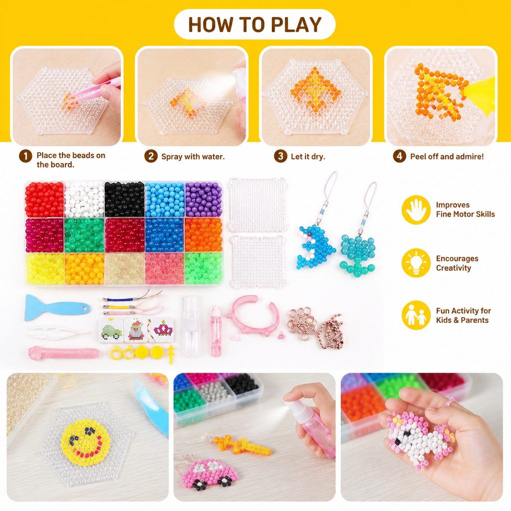 DIY Glow-in-the-Dark Water Bead Craft Kit