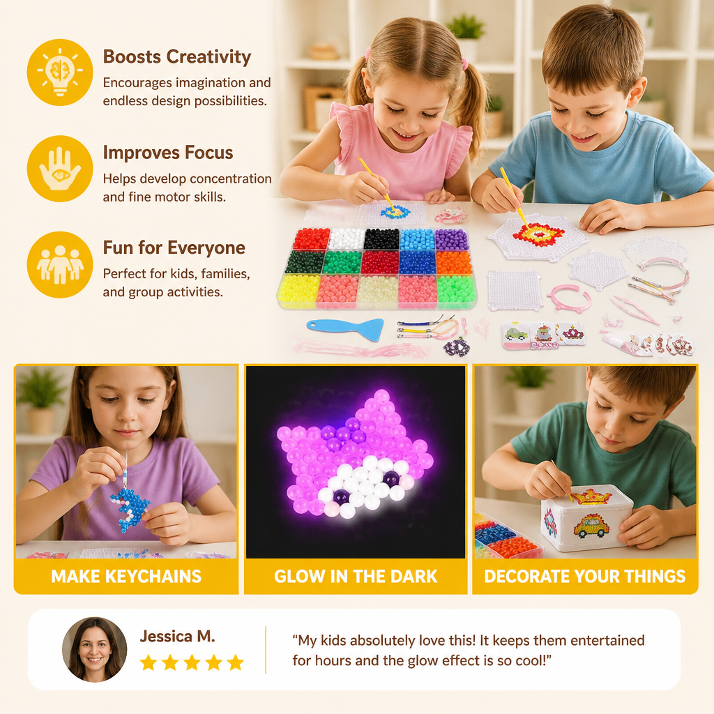 DIY Glow-in-the-Dark Water Bead Craft Kit