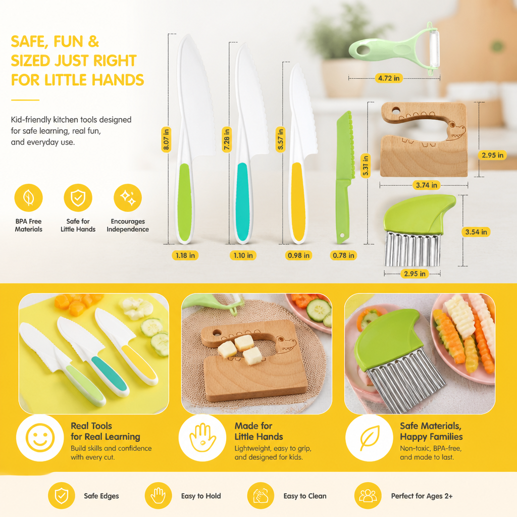 Safe Kitchen Set – for little gourmet chefs