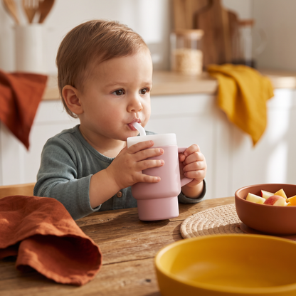 Leakproof Silicone Toddler Straw Cup