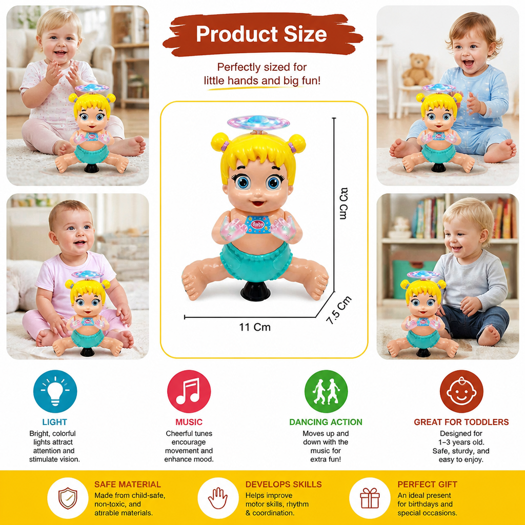 360° Dancing Doll Toy