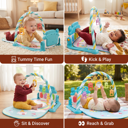 Musical Baby Pedal Piano for Limbs Coordination and Visual & Auditory Training