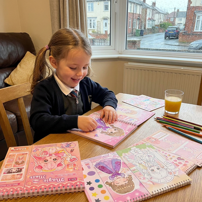 Princess Dress-Up Sticker Activity Book