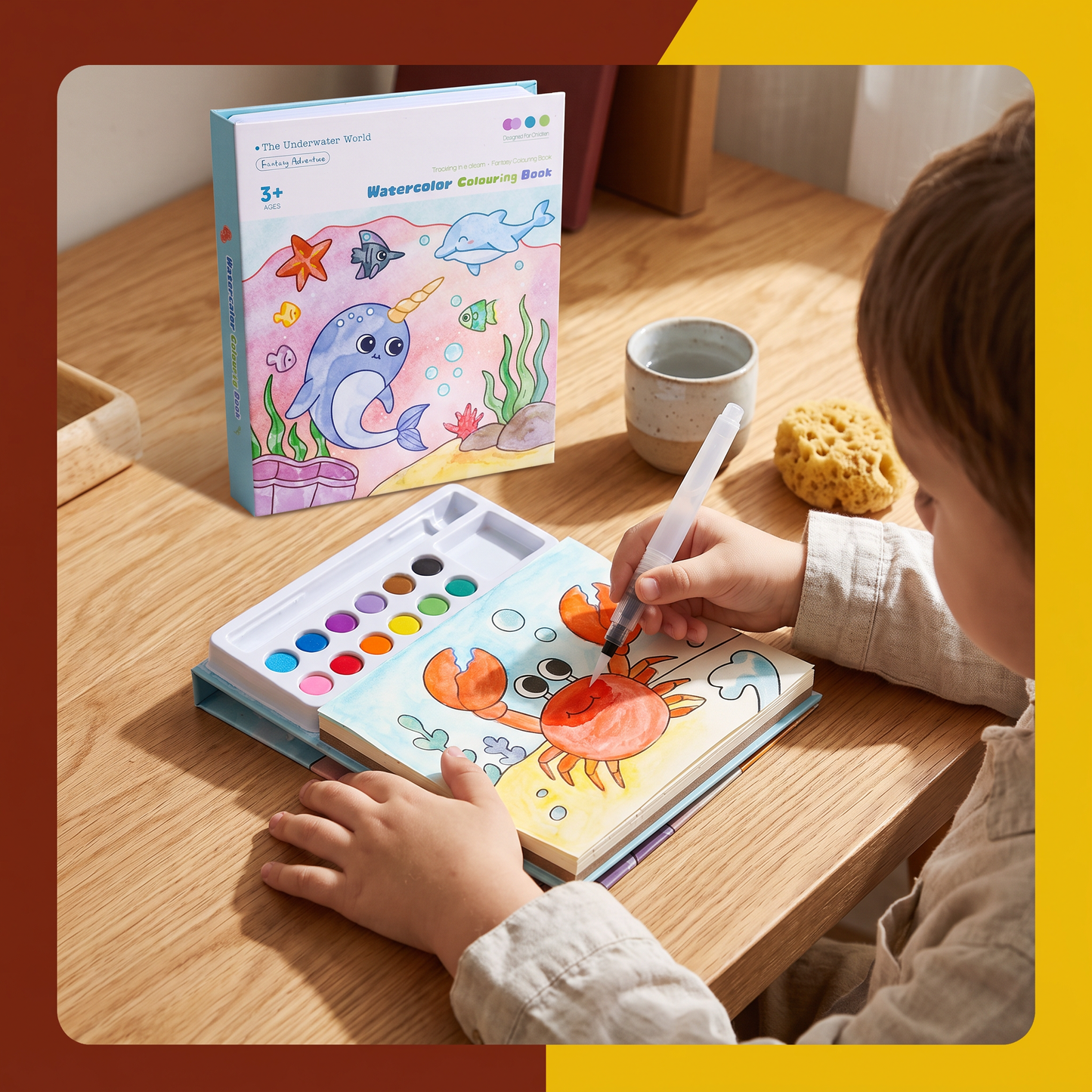 All-in-One Watercolour Painting Book