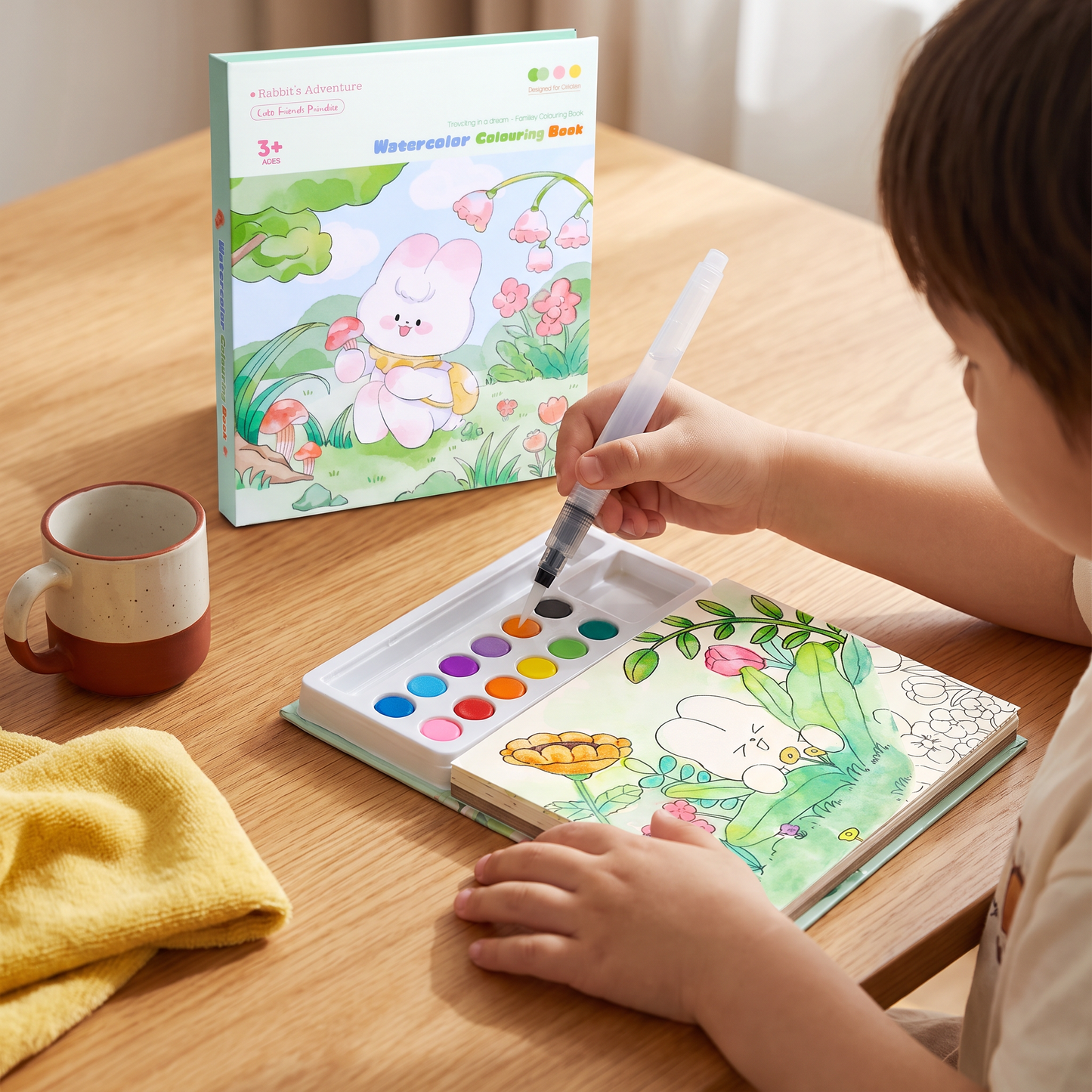 All-in-One Watercolour Painting Book